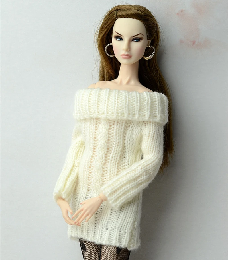 Кукольная одежда сексуальный длинный свитер Детская ручной работы 1/6 Аксессуары