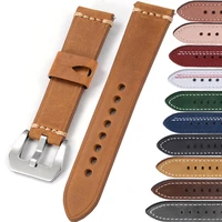 new 84 colors watch band genuine leather straps 22mm 24mm watch accessories belt high quality top grain watchbands