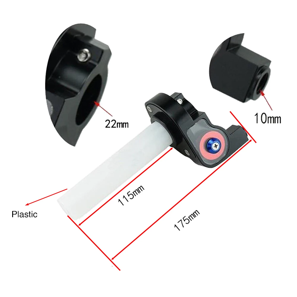 Alconstar 1 комплект мотоциклетная визуальная рукоятка дроссельной заслонки газовая