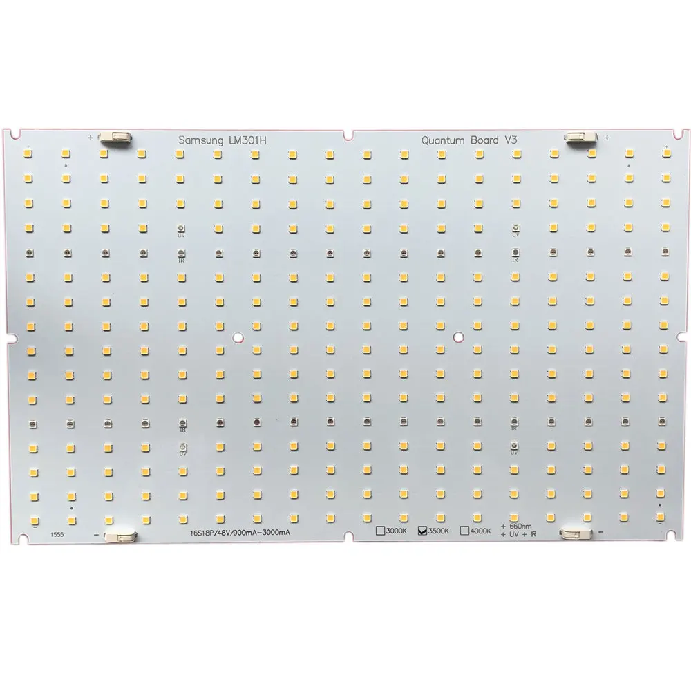 LM301H 3500K+ Epistar 660nm+ UV+ IR samsungs Квантовая доска для led светильник для выращивания