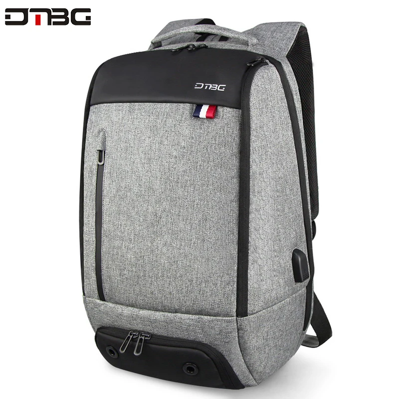 DTBG Многофункциональный USB зарядный мужской 15 дюймовый рюкзак для ноутбука модный