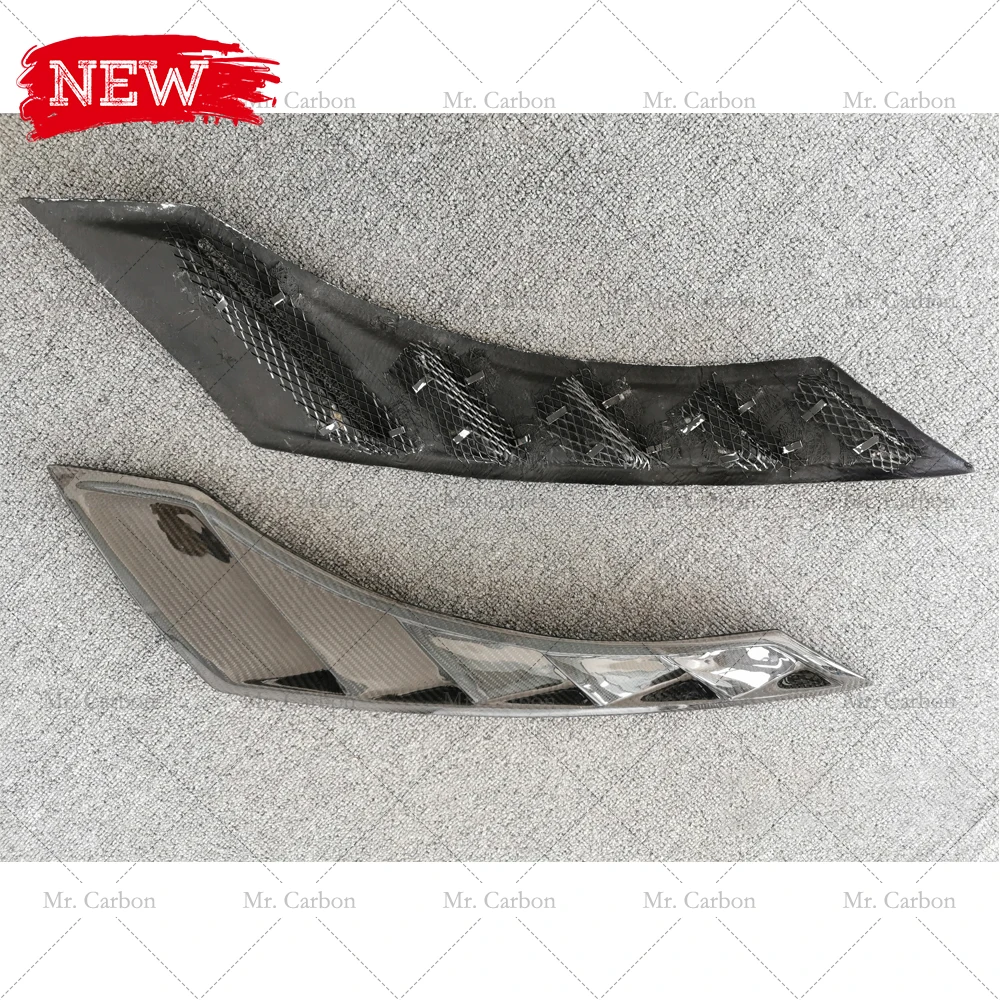 Передний бампер из углеродного волокна для R35 GTR боковые вентиляционные