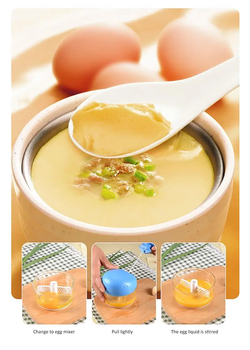 Высококачественный ручной измельчитель Ручная Веревка мясорубка для салатов