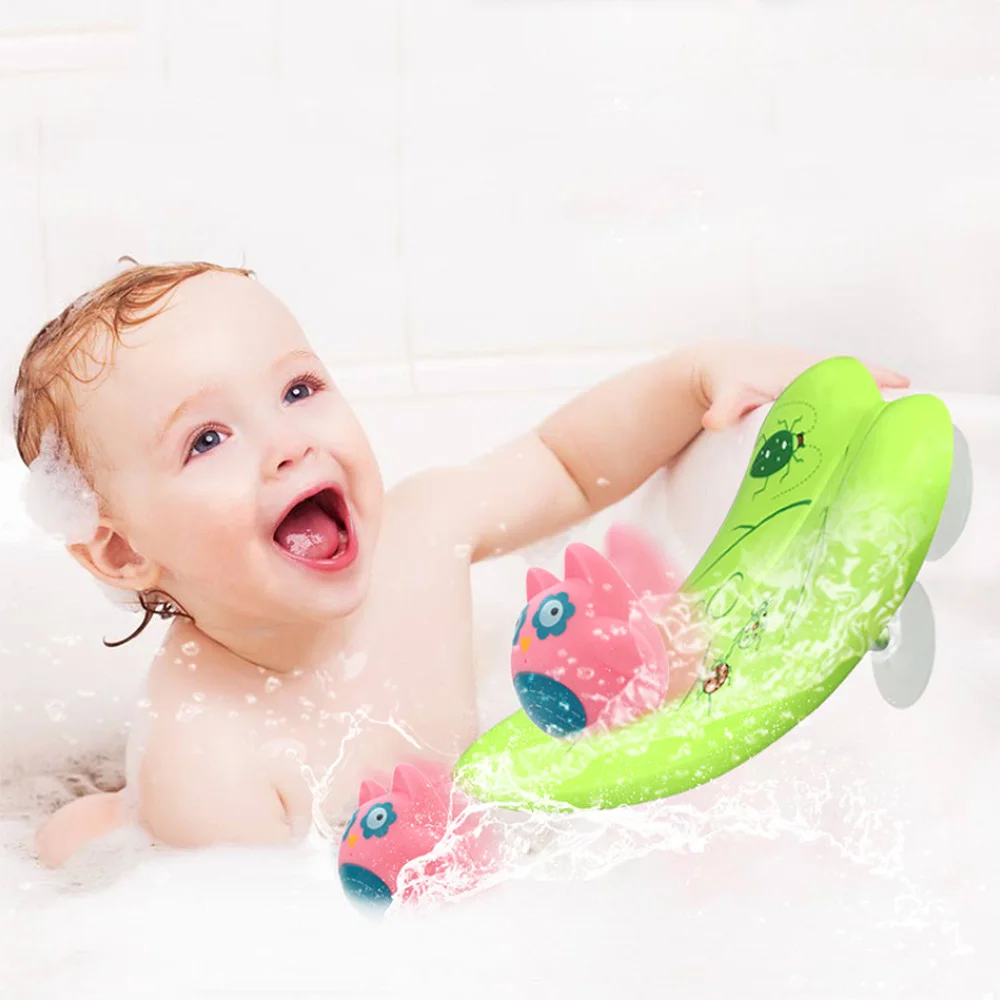 Детские Игрушки для ванны водные листья спрей воды животные мягкие резиновые
