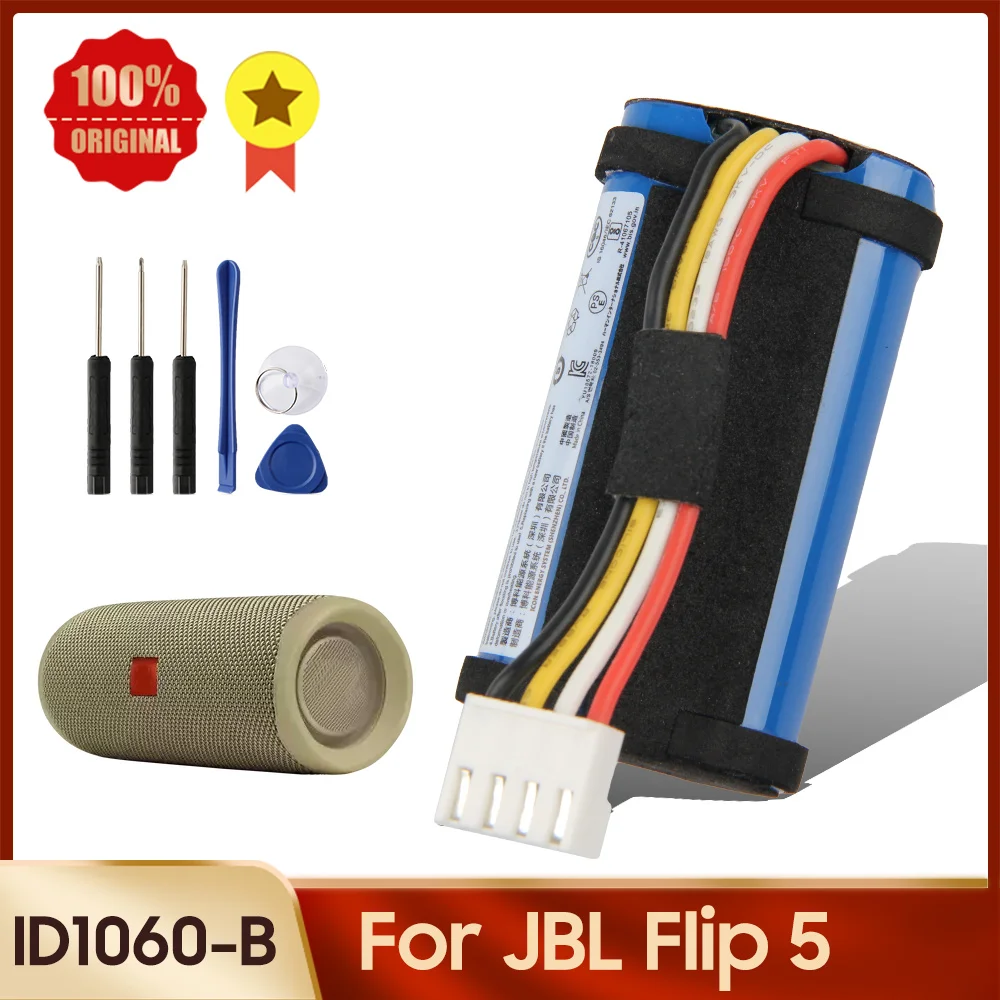 Оригинальная замена Батарея ID1060 B для JBL Flip 5 натуральная Портативный Bluetooth аудио