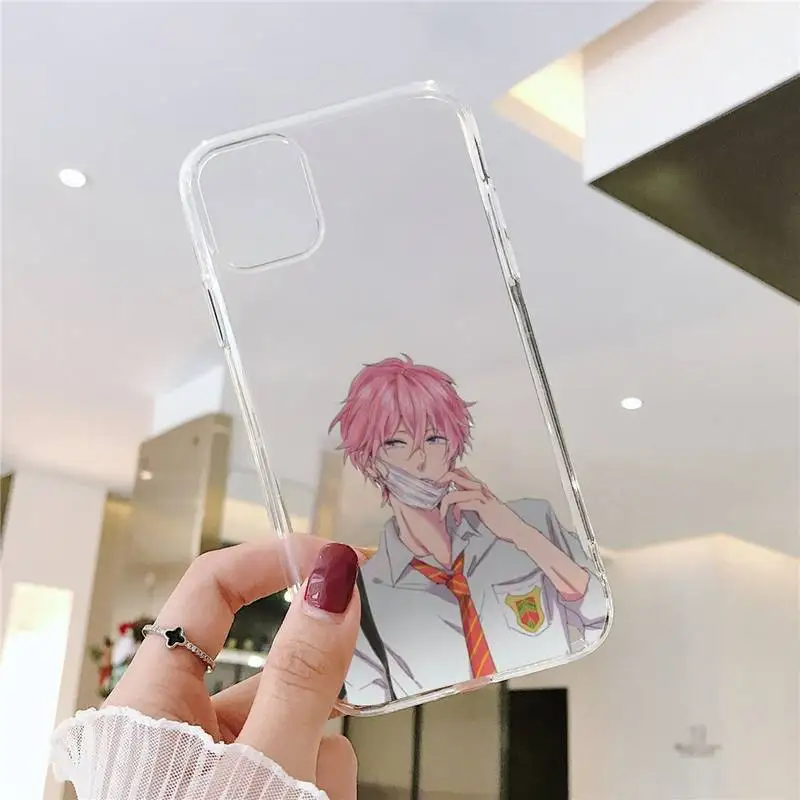 

Yarichin bitch Club Anime Phone Case Transparent soft For iphone 5 5s 5c se 6 6s 7 8 11 12 plus mini x xs xr pro max