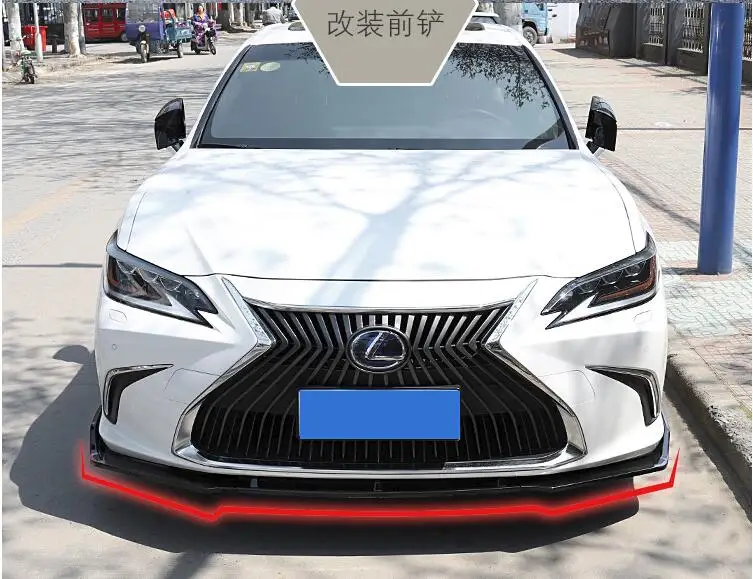 Задний спойлер для Lexus ES260 2018 2019 задний из АБС пластика ES300 ES350 диффузор переднего