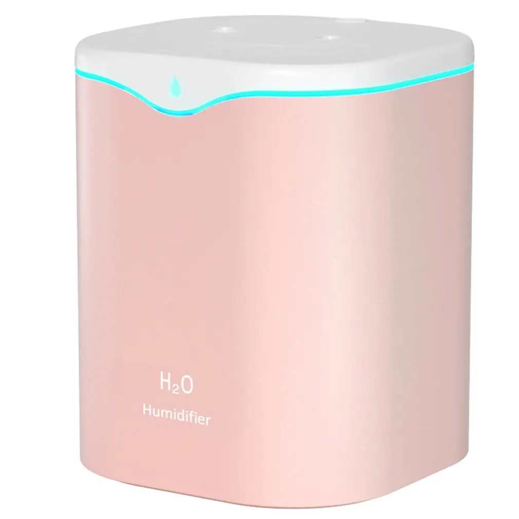 

Large Capacity Double Jet Silent Atomizer Humidifier Moisturize Skin Nano Mist Non Wet Desktop Air Conditioning Room