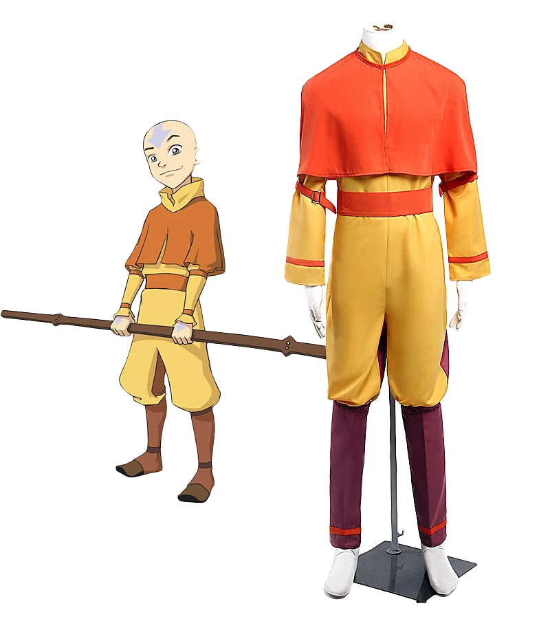 Аватар Aang Косплей Костюм на заказ любой размер|cosplay costume|avatar aangcustom cosplay costume |