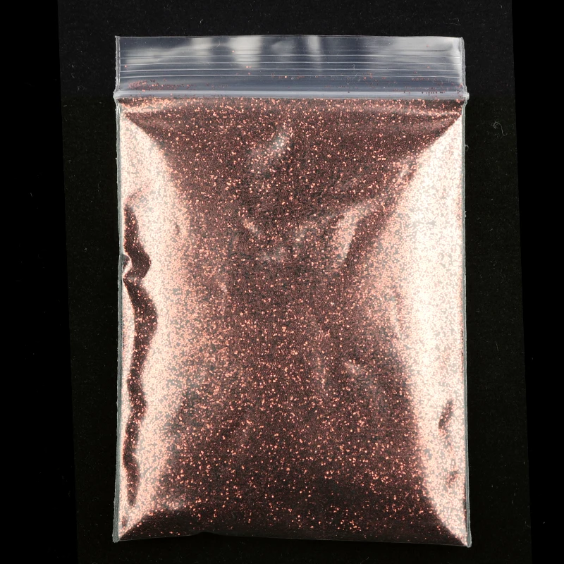 Блестящий Порошок для ногтей цвета розового золота 10 г размер 0 2 мм блестящие