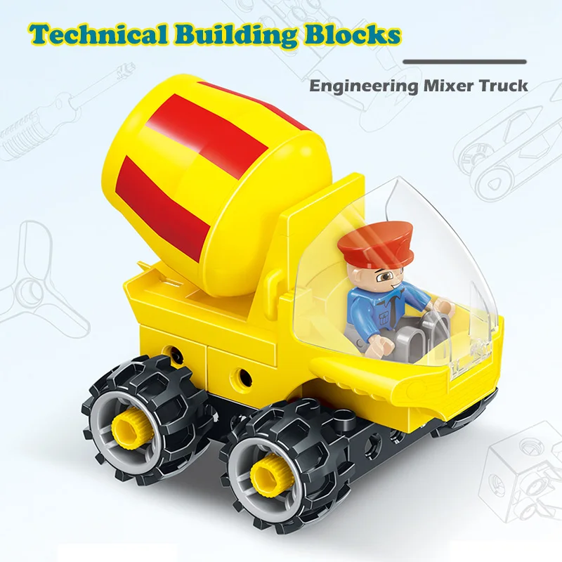 Инженерно-строительные блоки для автомобилей большие частицы