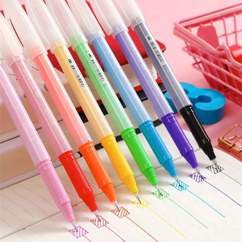 

0.5mm candy color hand account pen needle tube pen creative color gel pen set DIY hand account notes painting student stationery