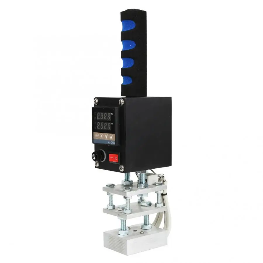 Машина для горячего тиснения фольгой Ручной цифровой тепловой пресс кожа ткань