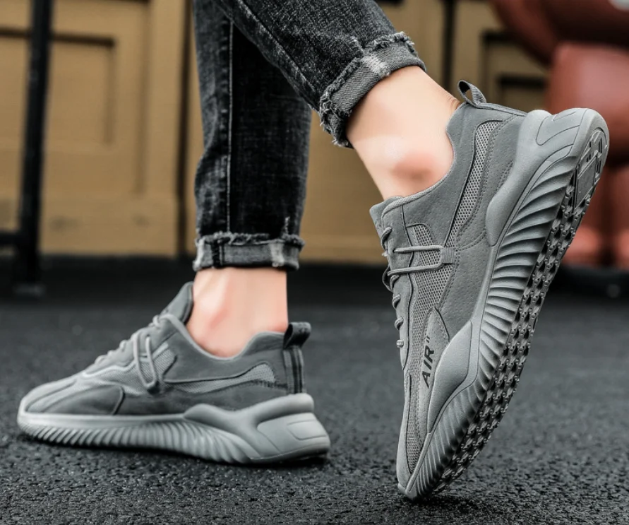 

Outdoor men sneakers new fashion mesh casual shoes men vulcanize shoes lighted comfortable mans footwear