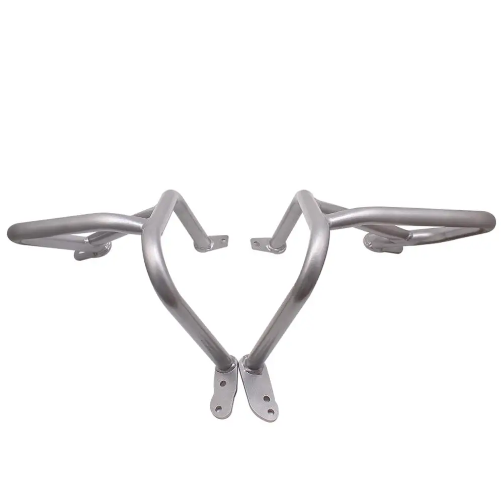 Нижняя Серебристая трубчатая стальная защита двигателя на автотрассе прутков