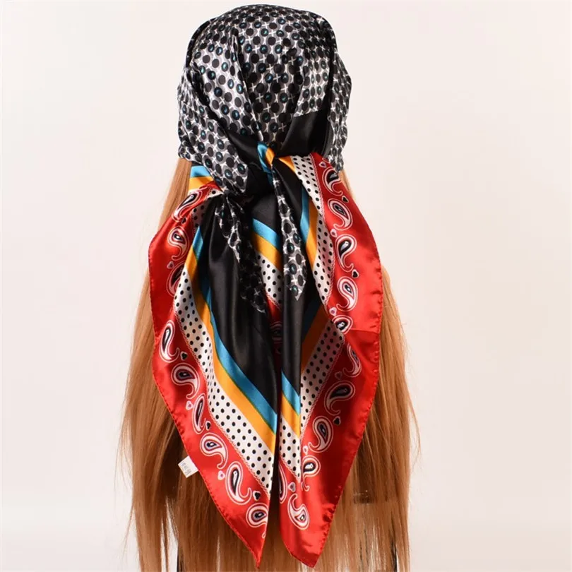 

Женский квадратный шарф с принтом VISNXGI, 90*90 см