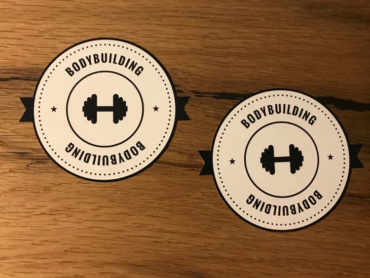 1 пара стикеры для бодибилдинга в стиле ретро | Автомобили и мотоциклы