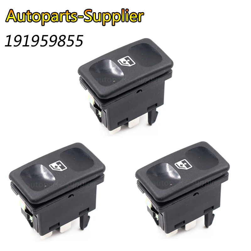 3pcs 3 шт./лот электрическая кнопка включения стеклоподъемника Fensterheber elektrische Schalter для V-W Golf j-etta Polo MK2 G-TI Seat 191959855 - Цвет: 3pcs