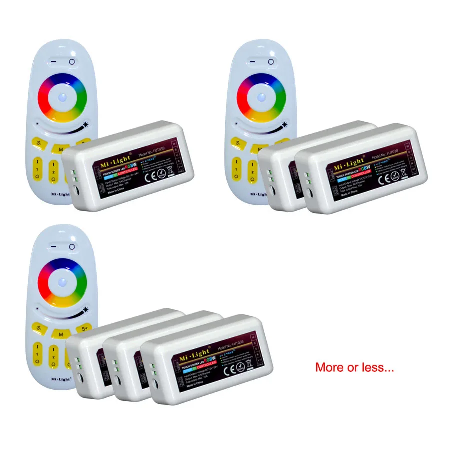 Беспроводной светодиодный контроллер Mi светильник с Wi-Fi RGBW/RGBWW 2 4G 4-зонный