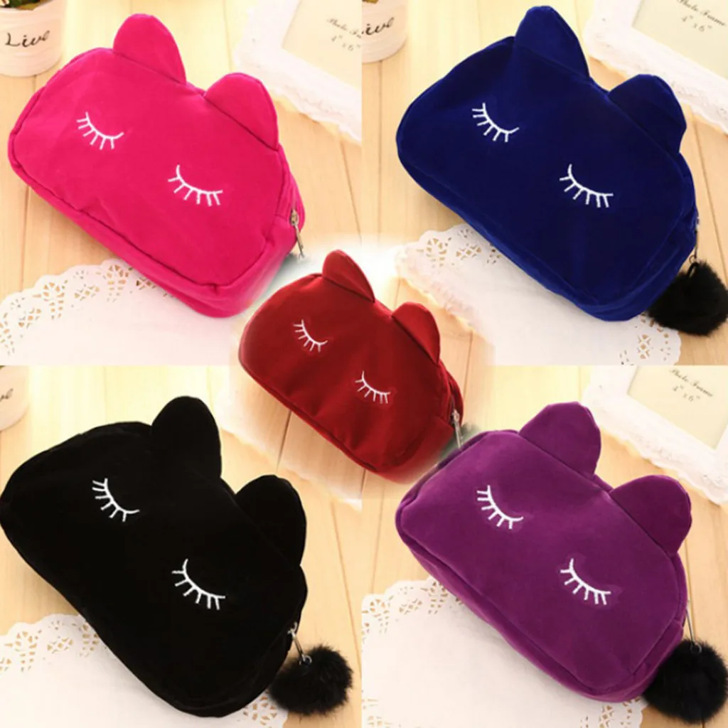 Новый бренд женская сумка с рисунком кота маленькая свежая повседневная кошелек