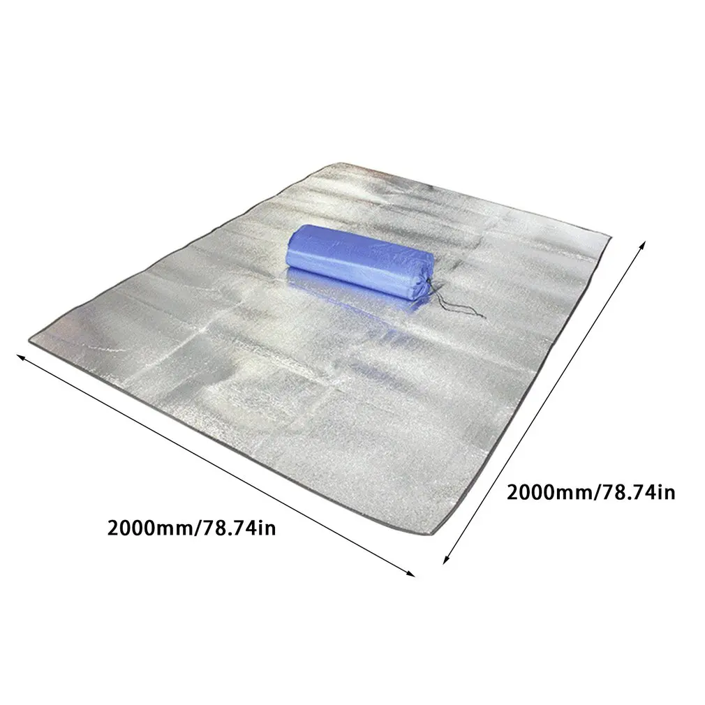 

Mat Double-sided Aluminum Film EVA Moisture-proof Mat Camping Tent Camp Mat Picnic Easy To Carry