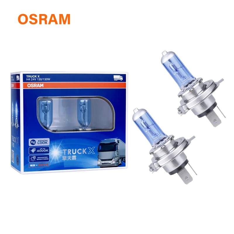 Лампа Ксеноновая OSRAM грузовик H4 130W галогенные лампы 24V 4000 к автомобильный