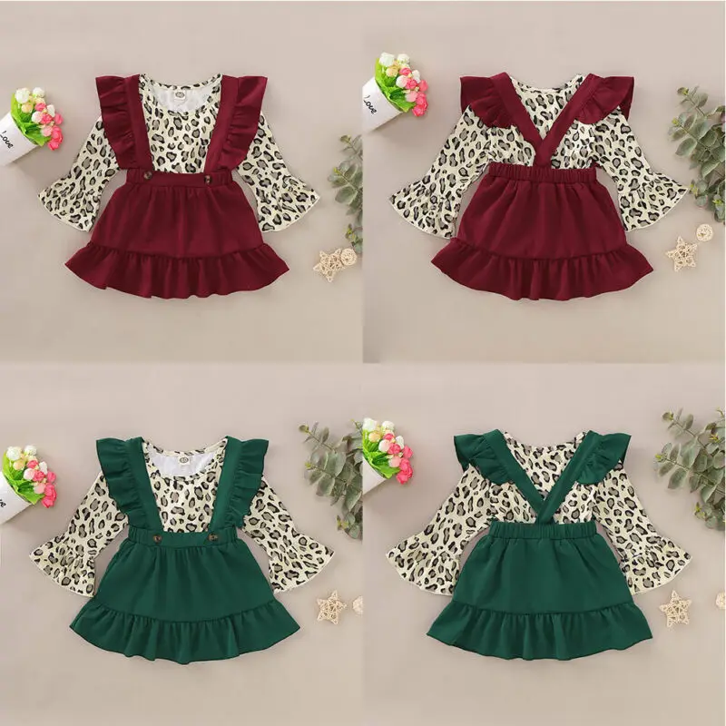 Платье с леопардовым принтом для новорожденных девочек 12-5 лет | Мать и ребенок