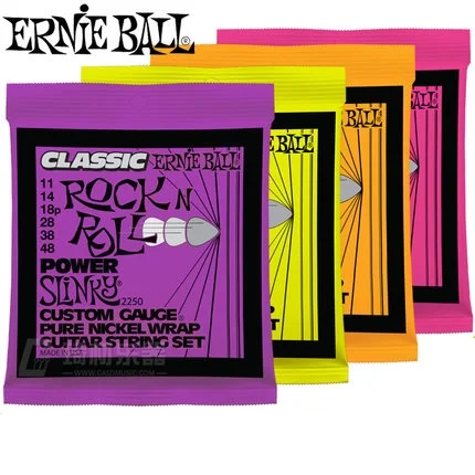 Ernie Ball Slinky классические рок н ролл из чистого никеля электрогитарные струны 2253 2252