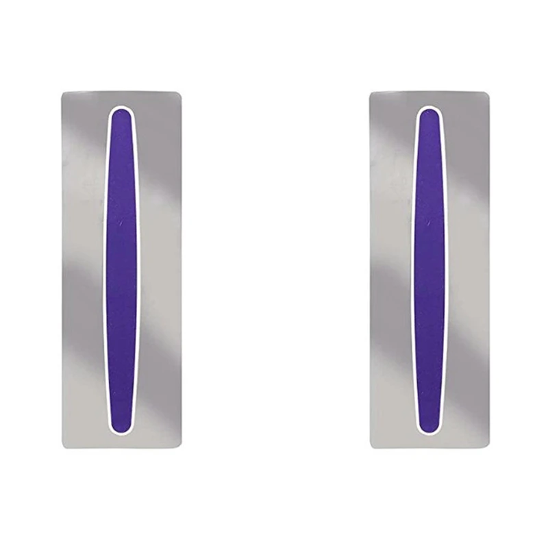 

2Pcs Plastic Handle Stainless Steel Scraper Pastry Frosting Comb Cake Scraper Fondant Spatula Baking DIY Tools