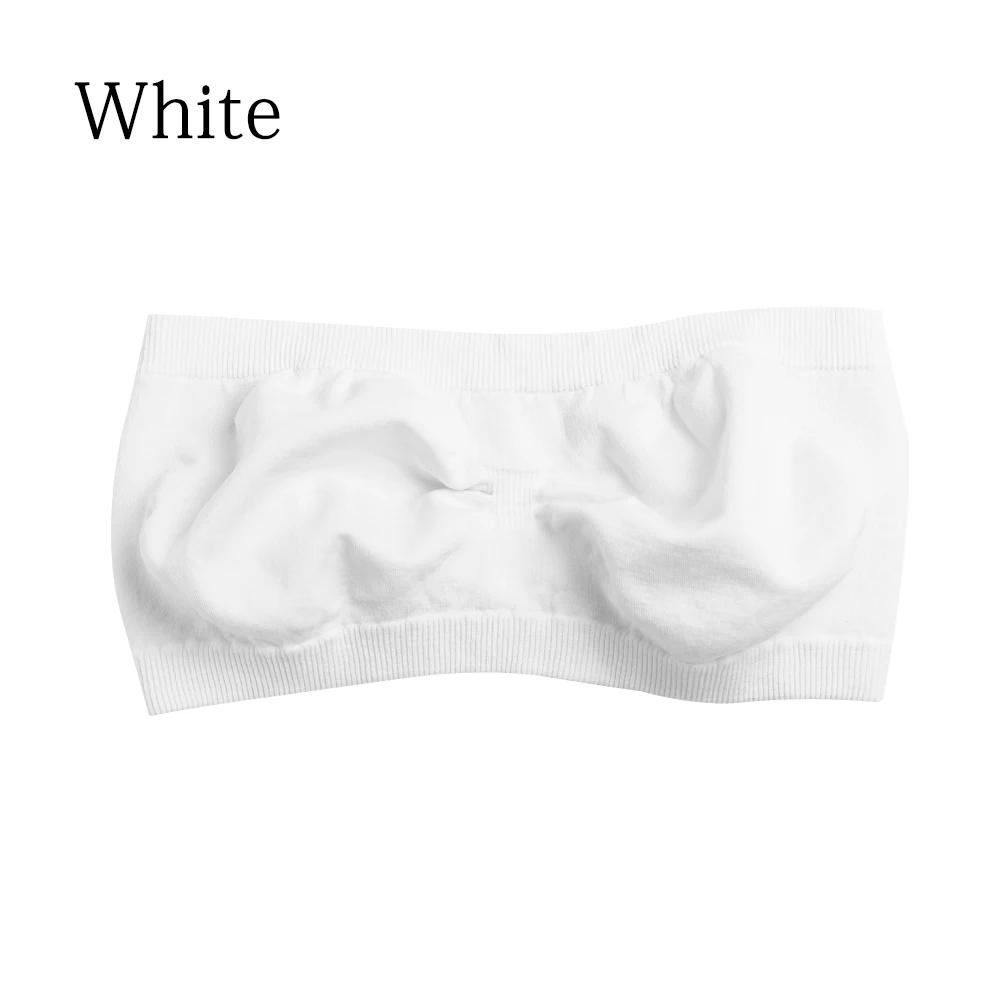 White 1 шт. стиль; пикантные женские туфли без бретелек бюстгальтер Bandeau бюстгальтер Топ/Удлиненный топ бикини бюстгальтер Женская одежда Аксессуары для одежды - Цвет: White