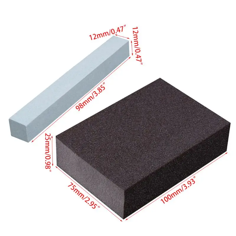 

Stainless Steel Guitar Fret Polishing File Kit Fret Polishing Protection Gasket Grinding Stone Guitar Repairing Tool