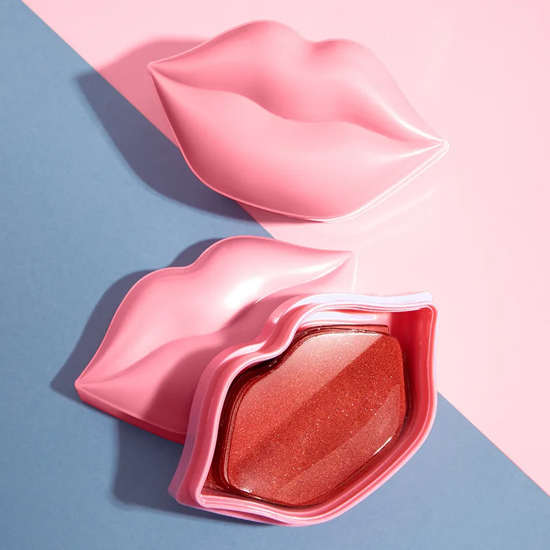 

Cherry Crystal Collagen Lip Mask Gel Patch Moisturizsing Hydrating Repair Lines Lip Mask Plumper Lips Pad Lip Care Lip Mask