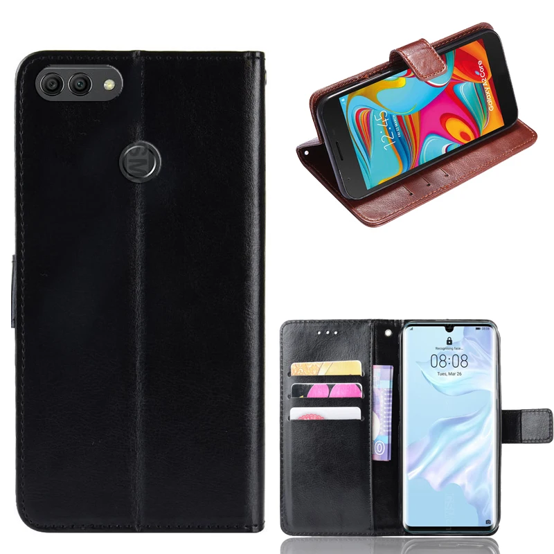 Чехол с откидной крышкой для Huawei Honor 7A, чехол для телефона Huawei Honor 7A, с двойной задней камерой, чехол для телефона из искусственной кожи, для Huawei Honor 7A, AUM-TL20, 7A