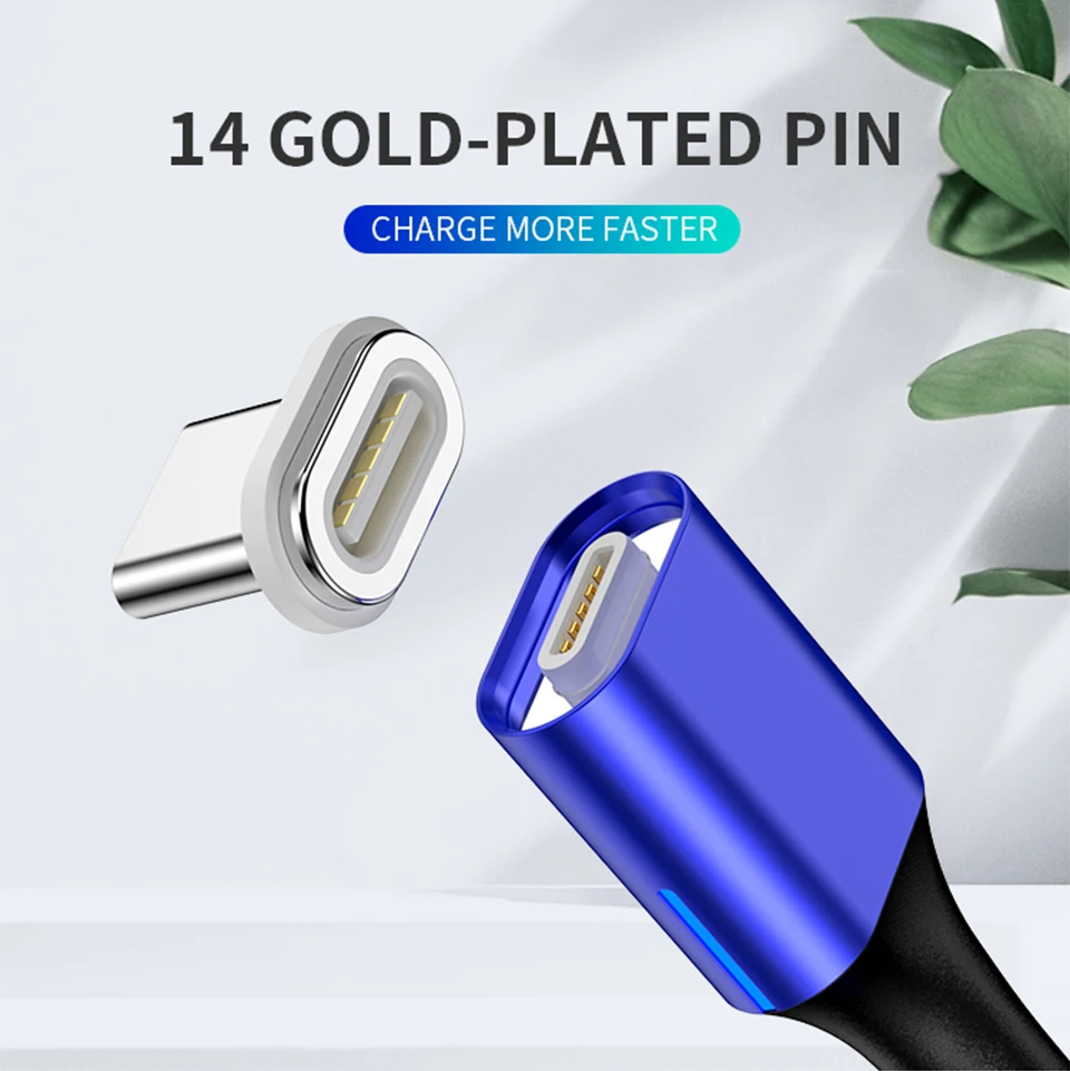 Магнитный кабель Tongyinhai для Iphone, Android, кабели для зарядки, MicroUSB type C, быстрая зарядка, зарядное устройство, 1 м, 1,5 Мбит, шнур для Xiaomi
