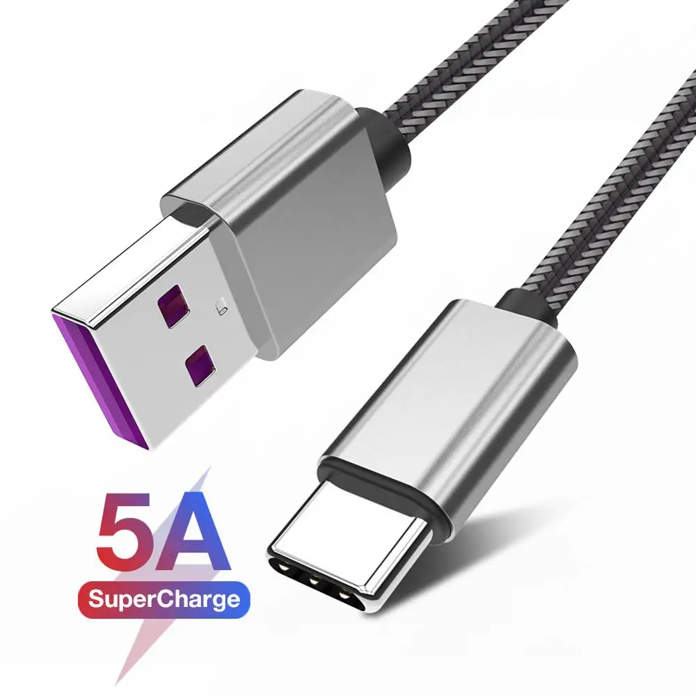 Кабель MOXOM USB C 5A Supercharge Type кабель для Huawei p20 lite быстрый зарядный Samsung S9 8 Note 9|Кабели