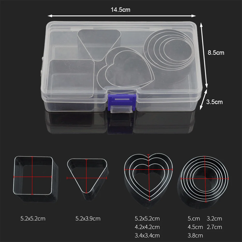 

10pcs Set Leather Belt Tail Hollow Punch Tools Home DIY Handmade Strap Holster Punching Cutter Embossing Pattern Puncher Craft