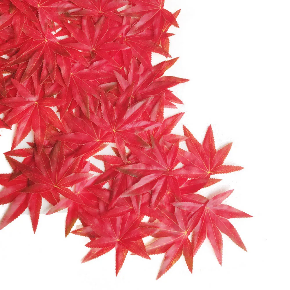 30 шт./лот Осенние искусственные кленовые листья свадебные вечерние для дома
