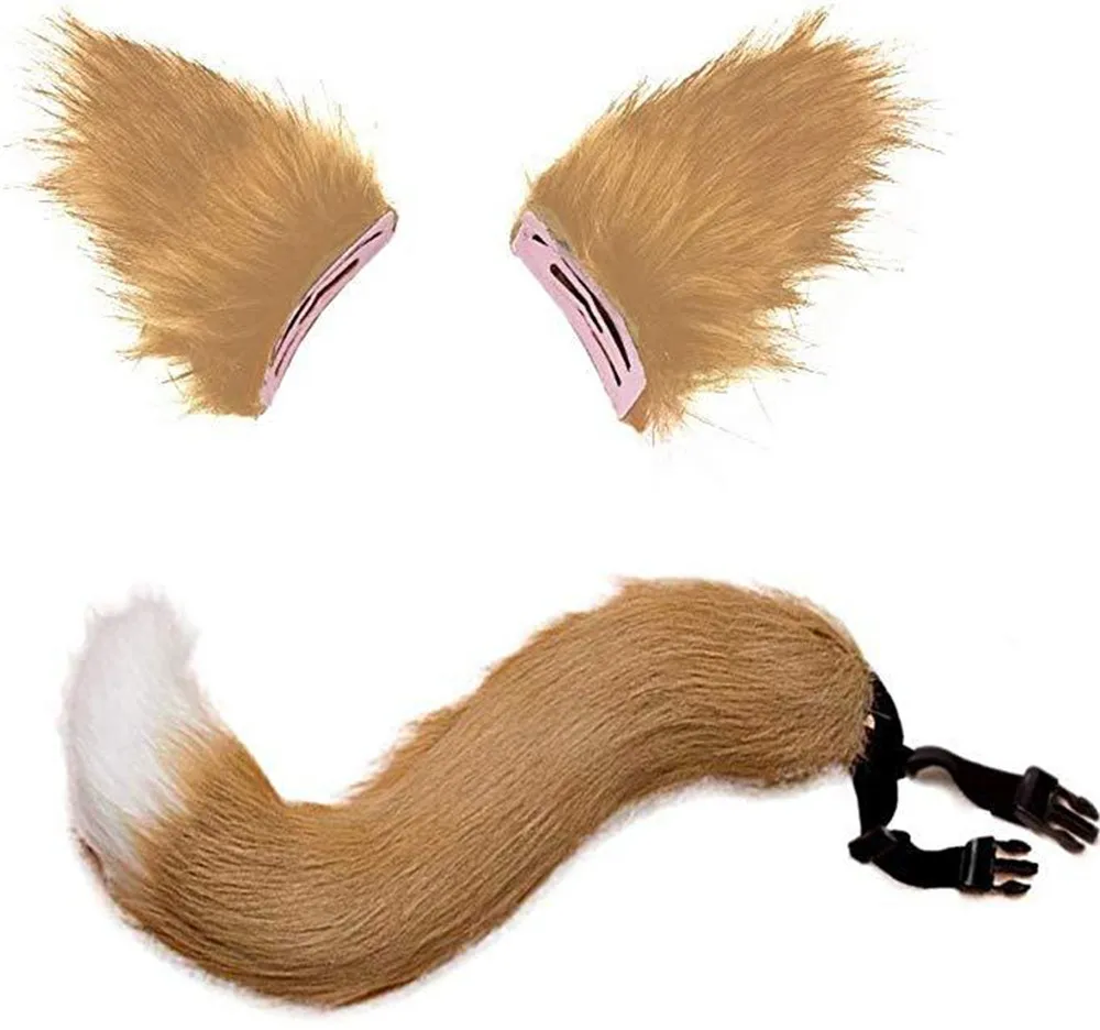 cosplay costume props animal fox tail ears for adult children Halloween carnival Christmas performance party | Тематическая одежда
