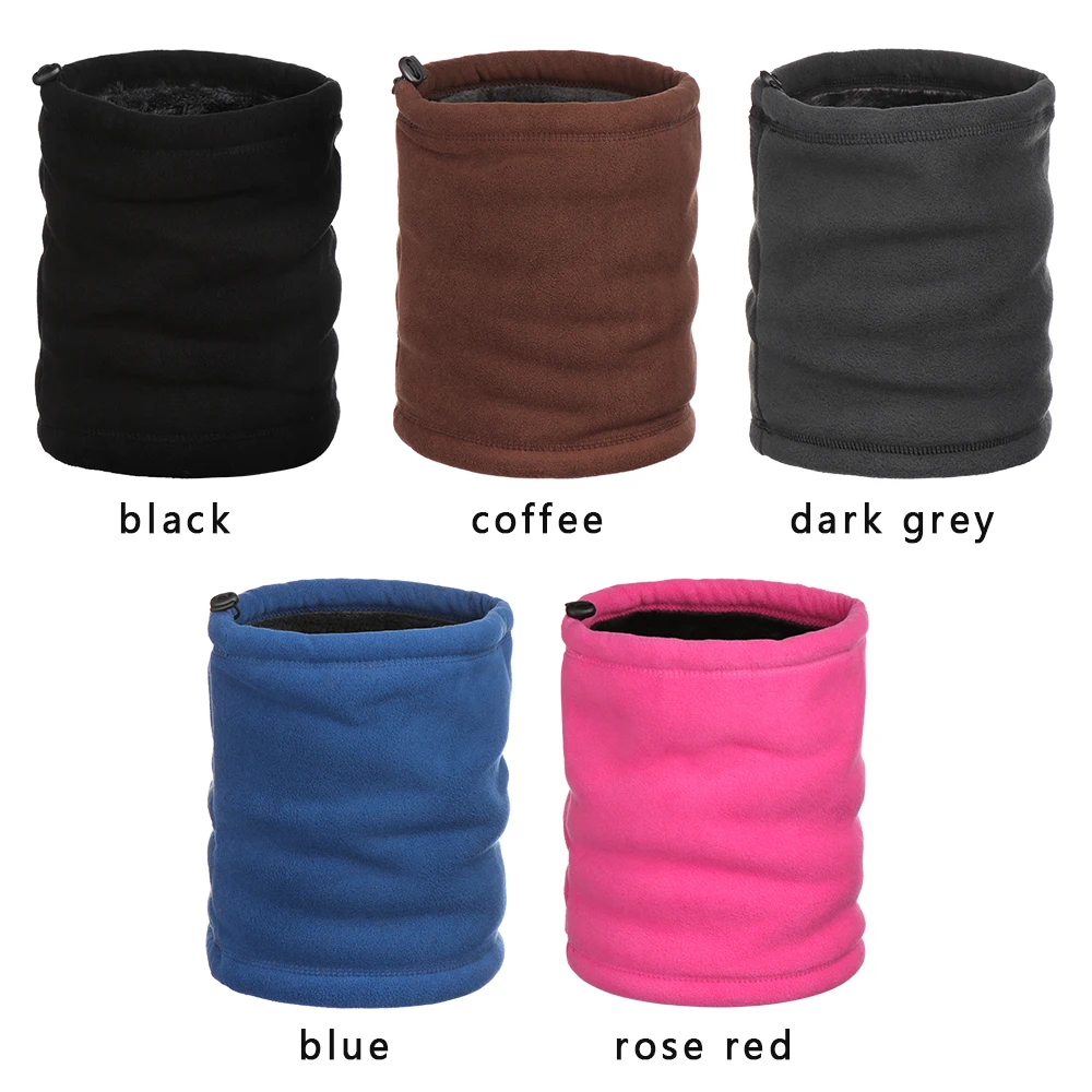 Открытый многофункциональный шарф шапка унисекс Женский Теплый Флисовый Шарф