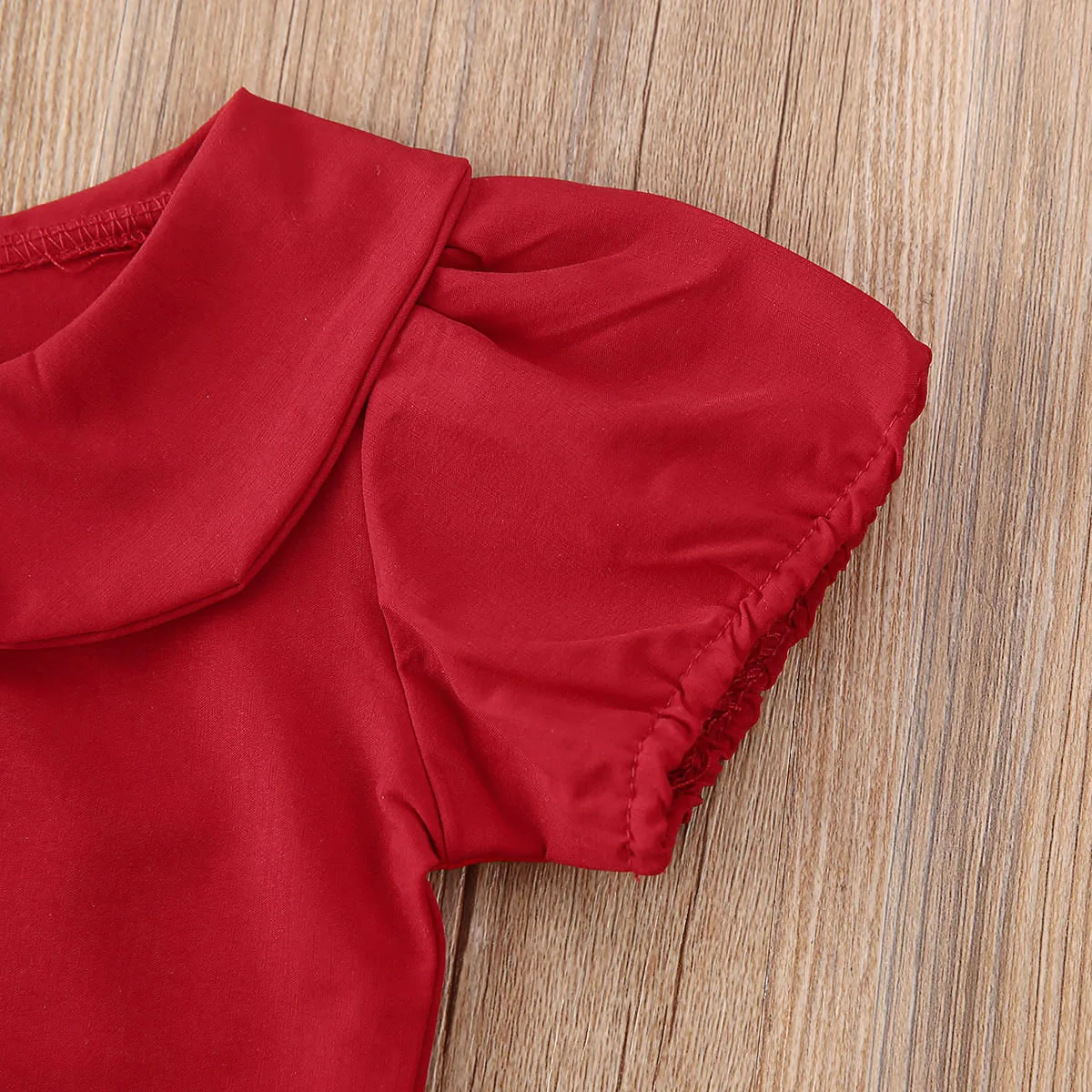 Лето 2020 одежда для малышей топ на День святого Валентина маленьких девочек