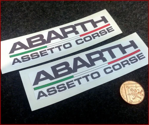 

Виниловая наклейка на автомобиль для x2 Fiat Abarth Assetto Racing Rally Fiat 500