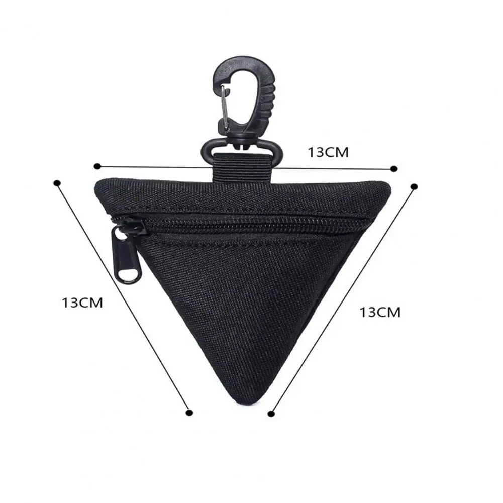 

Waist Bag Mini Multifunction Nylon Triangle Key Coin Purse for Outdoor camping equipment