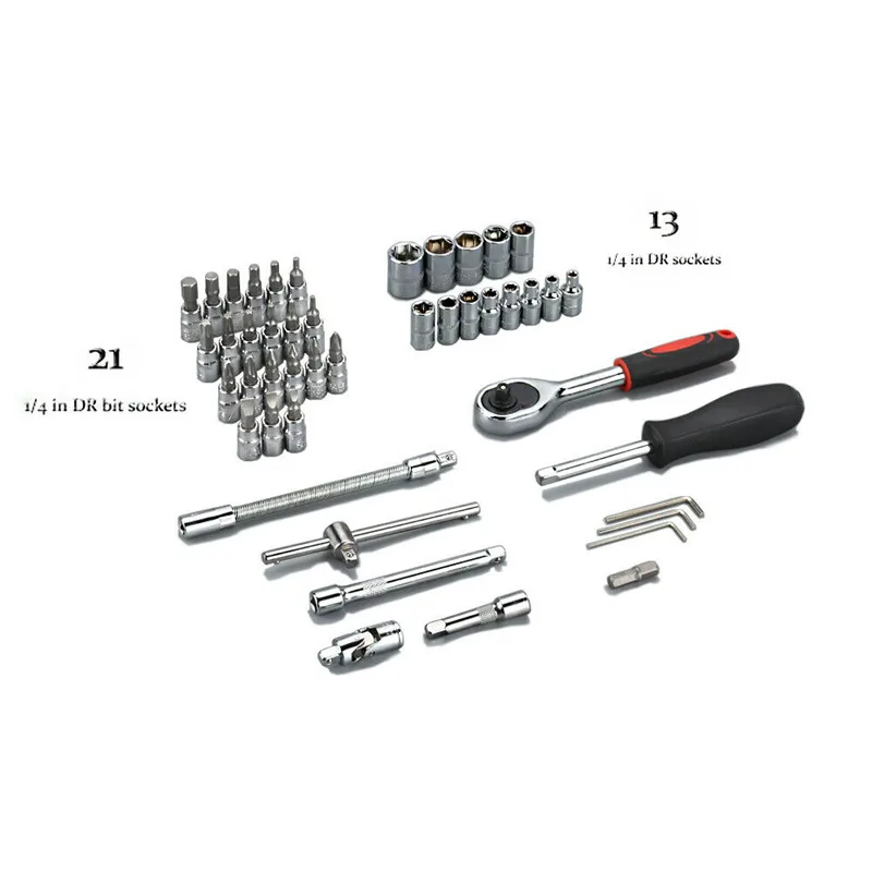 Универсальный Удлинительный ключ комплект насадок с храповым механизмом 1/4