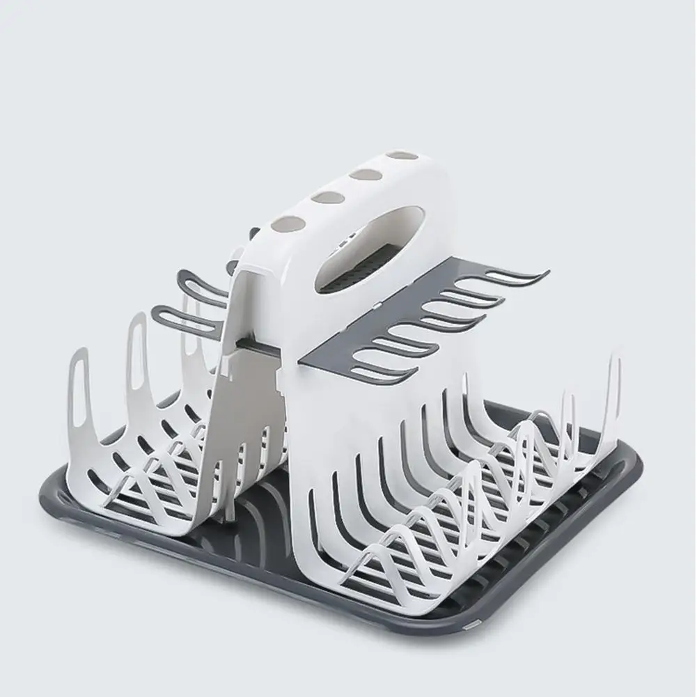 

Plastic Baby Feeding Bottle Drying Rack Draining Water Cup Storage Box Holder Organizer