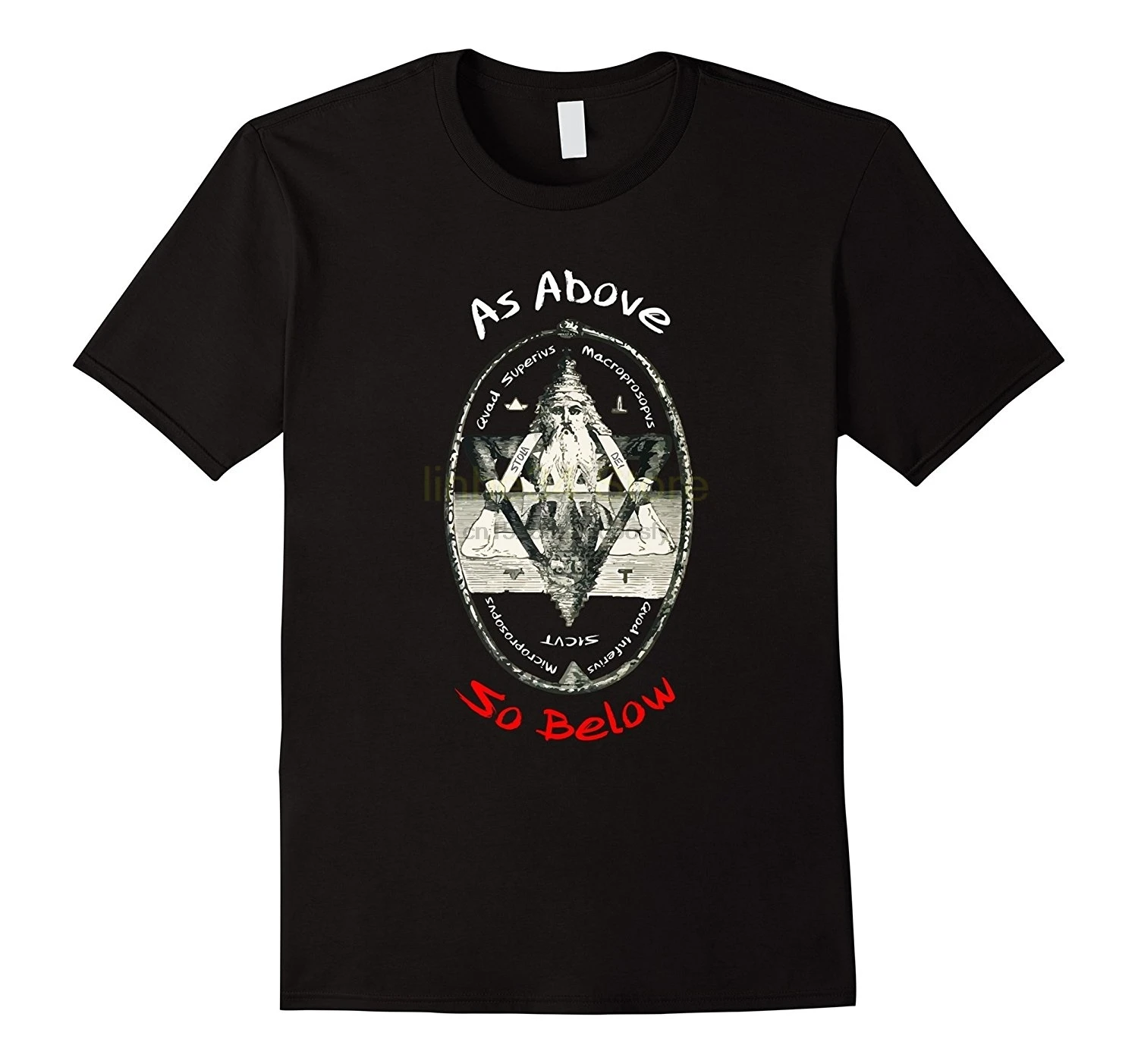 Pagan Alchemy Иллюминати Футболка-как выше, так ниже