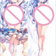 Gochuumon wa usagi desu ka аниме персонажи kafuu chino & ujimansu chiya наволочка для