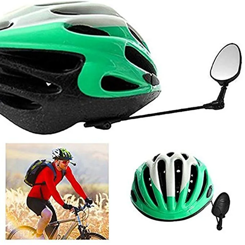 

360 Degree Bike Helmet Mirror Adjustable MTB Road Bicycle Cycling Rear View Mirror Motorcycle Helmet Safety Rearview Mirrors