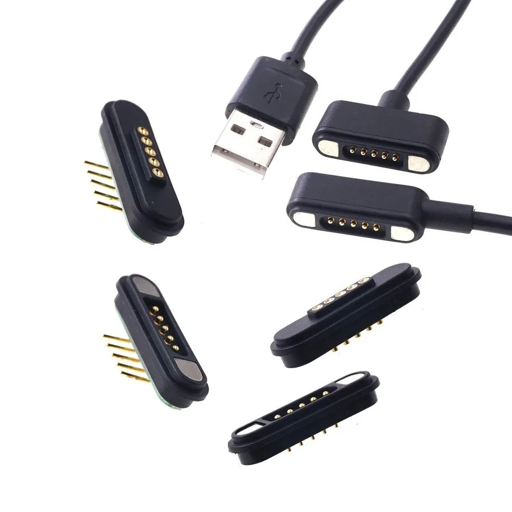 1 компл. Магнитный разъем 2 3 4 5 6 полюсный USB-кабель для зарядки и передачи данных