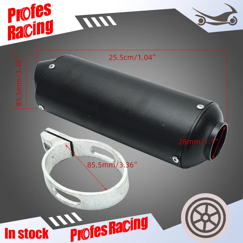 Универсальный выхлопной глушитель для мотоцикла труба мотокросса 125cc 150cc 160cc Honda