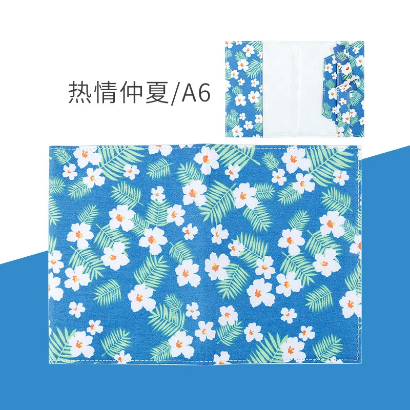 A6 reqing zhongxia Японский Тканевый блокнот от Fromthenon, Обложка для планировщика Hobonichi A5A6, милый дневник, запасная часть книги, защитная оболочка, школьные канцелярские принадлежности - Цвет: A6 reqing zhongxia